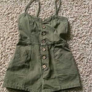 Olive Green romper